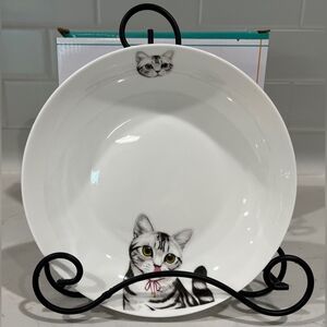 Petorama 8" American Shorthair Porcelain China Plate NIB